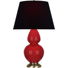 Robert Abbey RR20K - Ruby Red Double Gourd Table Lamp