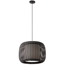Dainolite MIA-181P-797 - 1LT Pendant Slit Shade JTone Black