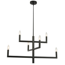 Dainolite NOR-326C-MB - 6LT Chandelier, MB