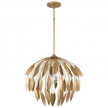 Capital Canada 351812GF - 1-Light Botanical Pendant in Buffed Gold