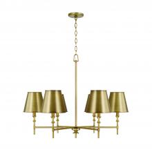 Capital Canada 449761AD-707 - 6-Light Chandelier