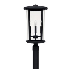 Capital Canada 926743BK - Four Light Outdoor Post Lantern