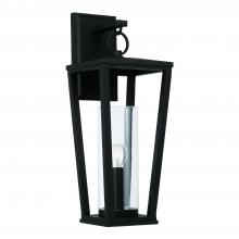 Capital Canada 948112BK - 1-Light Outdoor Wall-Lantern