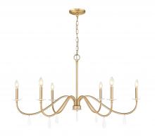 Z-Lite 6103-45MGLD - 6 Light Chandelier