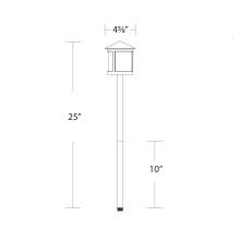 WAC Canada LC-253305-CS-BZ - Lantern 12V Landscape Path Light 5CCT
