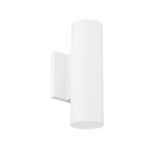 WAC Canada WS-W190212-CS-WT - Cylinder 12" 2-Light LED WALL SCONCE 5CCT