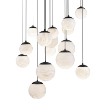 Modern Forms Canada PD-34415R-AB - Pisces Multilight Pendant Light
