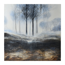 Renwil OL2058 - Rainier 50" Wide Canvas Art, Charcoal