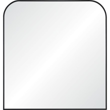 Renwil MT2382 - Luka 40" Tall Irregular Wall Mirror, Black