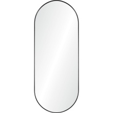Renwil MT2510 - Ammar 60" Tall Oval Wall Mirror, Black