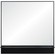Renwil MT2423 - Otavi 35" Tall Square Wall Mirror, Black