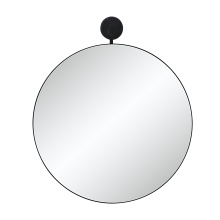 Renwil MT2681 - Adamas 42" H x 36" W Wall Mirror, Black