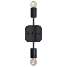 Renwil WS008 - Albany I 13" Length Wall Sconce, Black