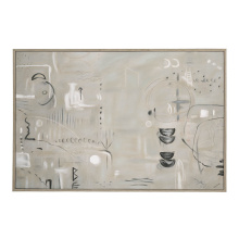 Renwil OL2135 - Kore 60" Wide Canvas Art, Grey