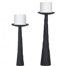 Renwil CAN181 - Tilde Indoor Aluminum Candle Holder, Matte Black