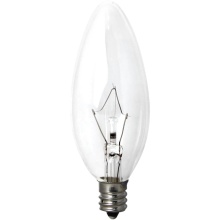 Renwil LB019-3 - Ceres Incandescent E12 40W 350 Lumens Clear Light Bulb (Pack of 3)