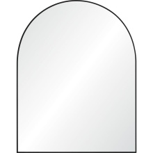 Renwil MT2525 - Lamia 50" Tall Arch Wall Mirror, Black