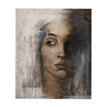 Renwil OL2131 - Cassandra 50" Wide Canvas Art, Off-white