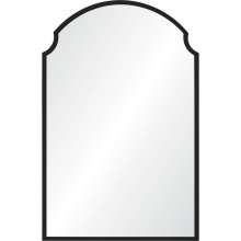 Renwil MT2542 - Asmara 36" Tall Irregular Wall Mirror, Black
