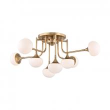 Hudson Valley 4708-AGB - Fleming Semi Flush