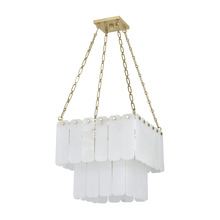 Hudson Valley 7418-AGB - MOISSANITE CHANDELIER