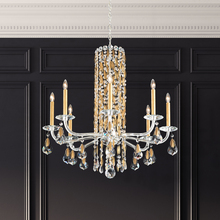 Schonbek 1870 RS83081N-51R - Siena 8 Light 120V Chandelier in Black with Radiance Crystal