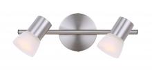 Canarm IT517A02BN - Hudson, IT517A02BN, 2 Lt Track, Frosted Glass, 60W A15 or R16, 15 IN W x 5 IN H