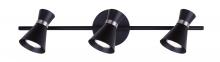 Canarm IT668A03BKN10 - GRIFFITH,-EOL-  BN + MBK Color, 3 Lt Track, 50W GU10, 22 .5 IN W x 6 .5 IN H x 4 .75 IN D