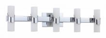 Kendal VF3700-10L-CH - CANDELA series 10-Light Chrome Bath Light