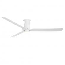 Modern Forms Canada - Fans Only FH-W2502-52L-MW - Smooth Flush Mount Ceiling Fan