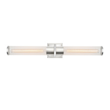 Artcraft AC11773CN - Positano - 2-Light Bathroom Vanity Light - Clear Glass/Polished Nickel