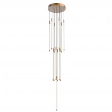 Kuzco Lighting Inc MP75127-BG-UNV-010 - Motif 27-in Brushed Gold LED Multi Pendant