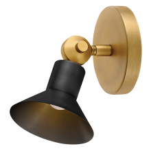 Hinkley Canada 48490HB-BK - Small Adjustable LED Sconce