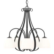 Hubbardton Forge - Canada 101445-SKT-10-GG0001 - Sweeping Taper 5 Arm Chandelier