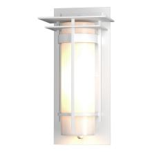 Hubbardton Forge - Canada 305992-SKT-02-GG0066 - Banded with Top Plate Small Outdoor Sconce
