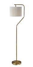 AFJ - Adesso SL9502-21 - Evan Floor Lamp- Antique Brass