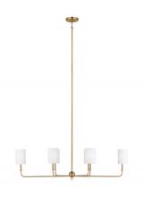Visual Comfort & Co. Studio Collection 3609306-848 - Foxdale Six Light Linear Chandelier