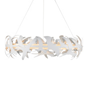 Currey 9000-1262 - Tijereta White Chandelier