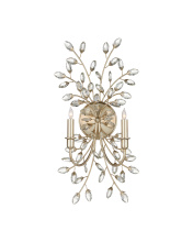 Currey 5000-0276 - Forget-Me-Not Silver Wall Sconce