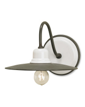 Currey 5154 - Eastleigh Gray & White Wall Sconce