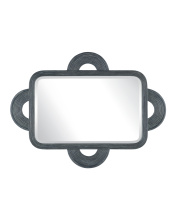 Currey 1000-0126 - Santos Vintage Navy Rectangular Mirror