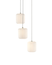 Currey 9000-0710 - Dove 3-Light Round Multi-Drop Pendant