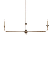 Currey 9000-1128 - Nottaway Linear Bronze Chandelier