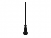 SNOC 1033-09 - Aluminum post - 3'' round welded base with access door and anchor bolts