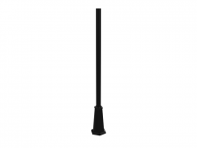 SNOC 1056-01 - Aluminum post - 3'' round flared base with anchor bolts