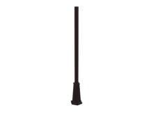 SNOC 1056-09 - Aluminum post - 3'' round flared base with anchor bolts