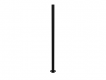 SNOC 1073-03 - Aluminum post - 3'' round with welded base with anchor studs